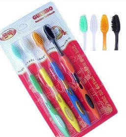 Зубна щітка Бамбукова Nano, 4шт