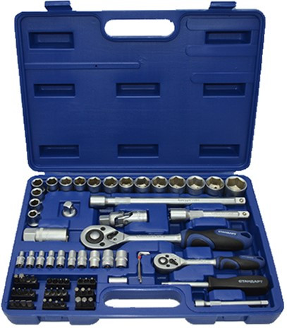 Набір інструменту 1/4" і 1/2" 73ед. STANDART ST-0073, фото 1
