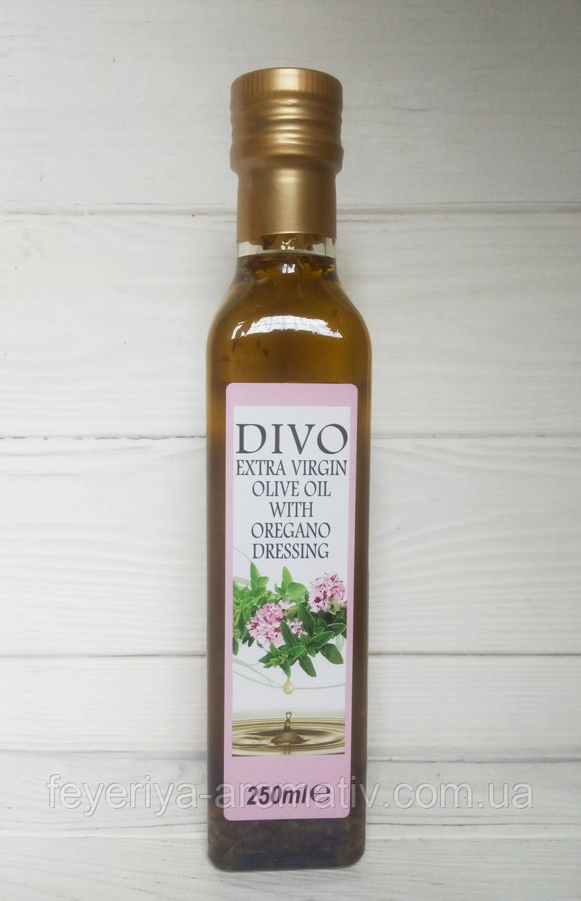 Mасло оливкове з орегано Divo Dressing 250мл (Італія)