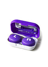 Фіолетовий Дорожній набір для контактних лінз| Футляр для лінз| Кейс для зберігання контактних лінз