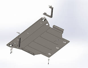 Захист радіатора, піддону картера та КПП автомобіля VOLKSWAGEN TOURAN 2 (2016-)