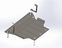 Захист радіатора, піддону картера та КПП автомобіля VOLKSWAGEN JETTA 7 (2018-)