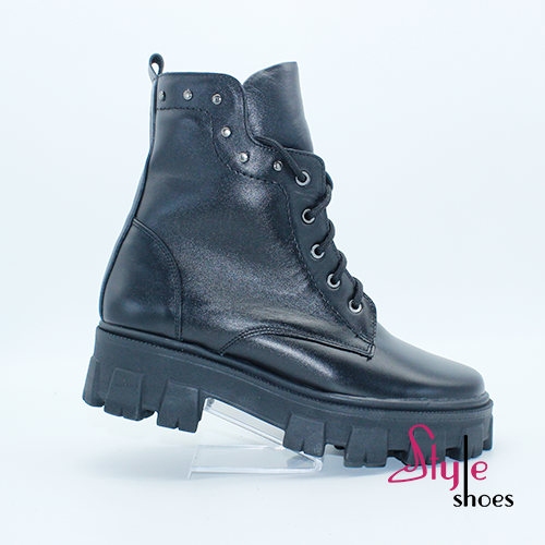 Черевики жіночі чорного кольору мартенси «Style Shoes»