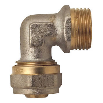 КУТ З ЗОВНІШНЬОЮ РІЗЬБОЮ ДЛЯ МЕТАЛОПЛАСТИКОВОЇ ТРУБИ MASTER 20x3/4M