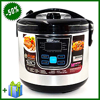 Мультиварка пароварка OPERA OD166 6 литров 12 программ 1500Вт, мультиварка с функцией рисоварки и пароварки