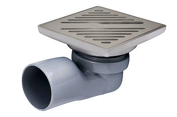 M5 Трап сливной матовый MAGdrain PFC30G50-B н/ж, 100х100 мм Н-65