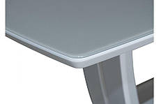 Стіл обідній в сучасному стилі Arizona 160 Light grey gloss (Арізона) T7066 Evrodim, колір сірий, фото 4