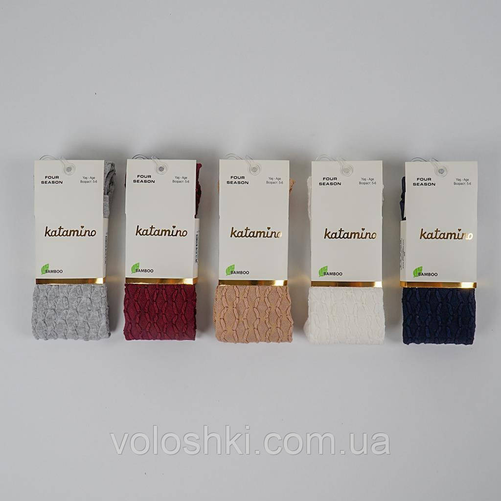 Колготи дитячі для дівчинки, бамбукові, фото 1