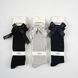 Гольфи для дівчинки, демісезонні, з рюшиком і бантом Katamino (розмір 5-6 років.)