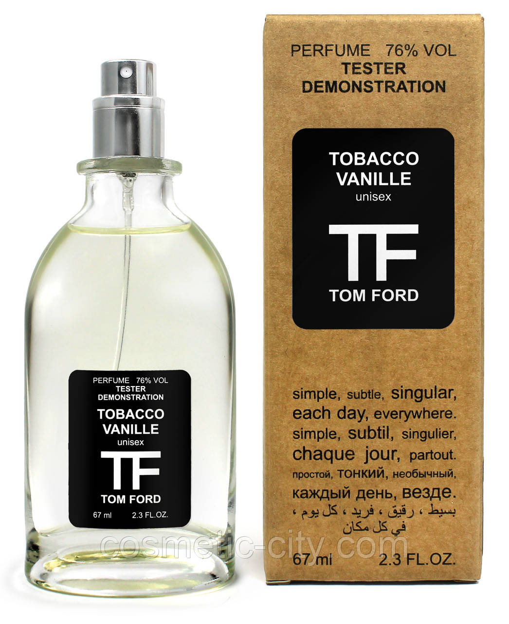 Тестер унісекс TOM FORD Tobacco vanille, 67 мл