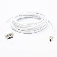 Мультимедійний кабель Mini DisplayPort to HDMI 1.8 метра Шнур перехідник для Apple Macbook
