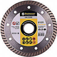 Алмазный диск отрезной Distar Baumesser Turbo125x1,8x8x22,23 Universal(90215129010)