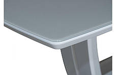 Стіл обідній в сучасному стилі  Arizona 160 Light grey gloss (Арізона) T7066 Evrodim, колір сірий, фото 3
