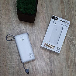 Powerbank Портативний Повербанк Veron 30000 mAh Micro Type С Lightning Пауэрбанк для зарядки телефону