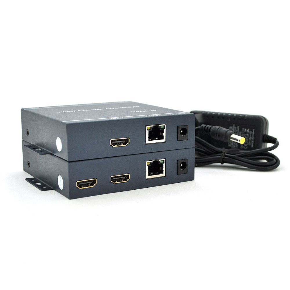 Одноканальний активний подовжувач HDMI сигналу по UTP кабелю. Дальність передачі: до 200метров, cat5e / cat6e