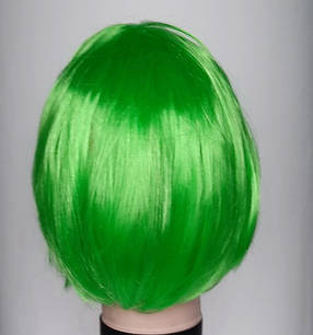 Салатовий перуку каре (карнавальний), фото 2