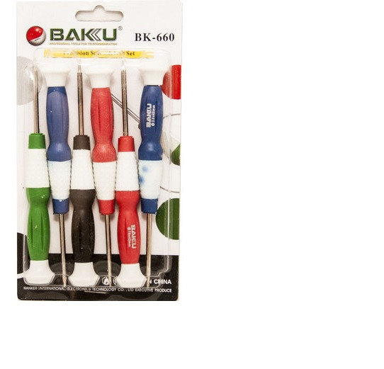 Набір викруток BAKKU BK-660 (6 викруток), Blister-box