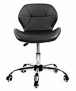 Крісло офісне на колесах INVAR OFFICE Onder Mebli ,колір чорний