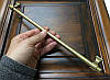 Меблева ручка рейлінг сучасна класика HP-47207-22 антична латунь 288 мм, фото 7