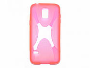 Чохол New Line X-series Case Samsung Galaxy S5 Mini Pink накладка силіконова
