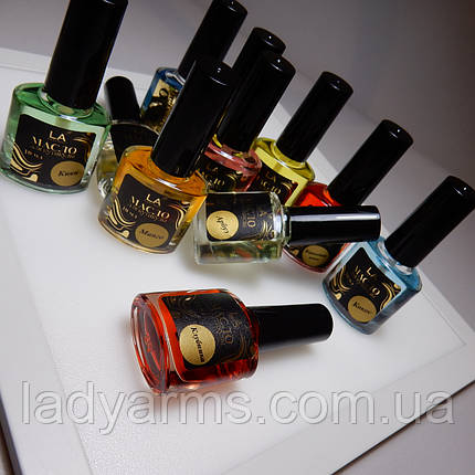 Олія для кутикули Lady Arms 8 мл з пензликом аромат Вишня, фото 3