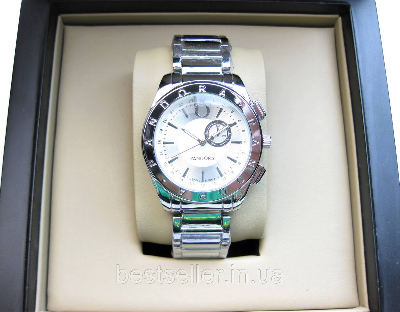 PANDORA QUARTZ 40MM ALL SILVER.