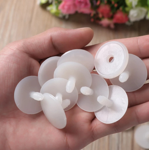 Суглоби для іграшок, 3 см, пластик, 1 комплект (гвинт+шайба)