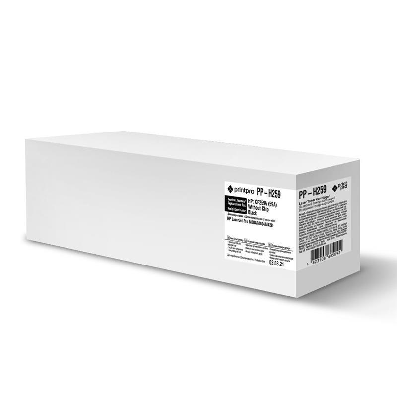 Картридж PrintPro (PP-H259) HP LJ Pro M304/404/428 Black (аналог CF259A) без чіпа