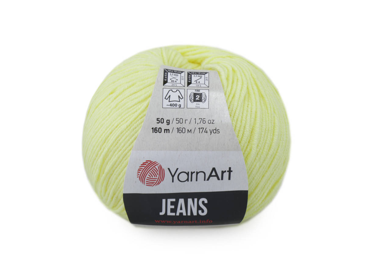 

YarnArt Jeans, Цыпленок №67, Желтый
