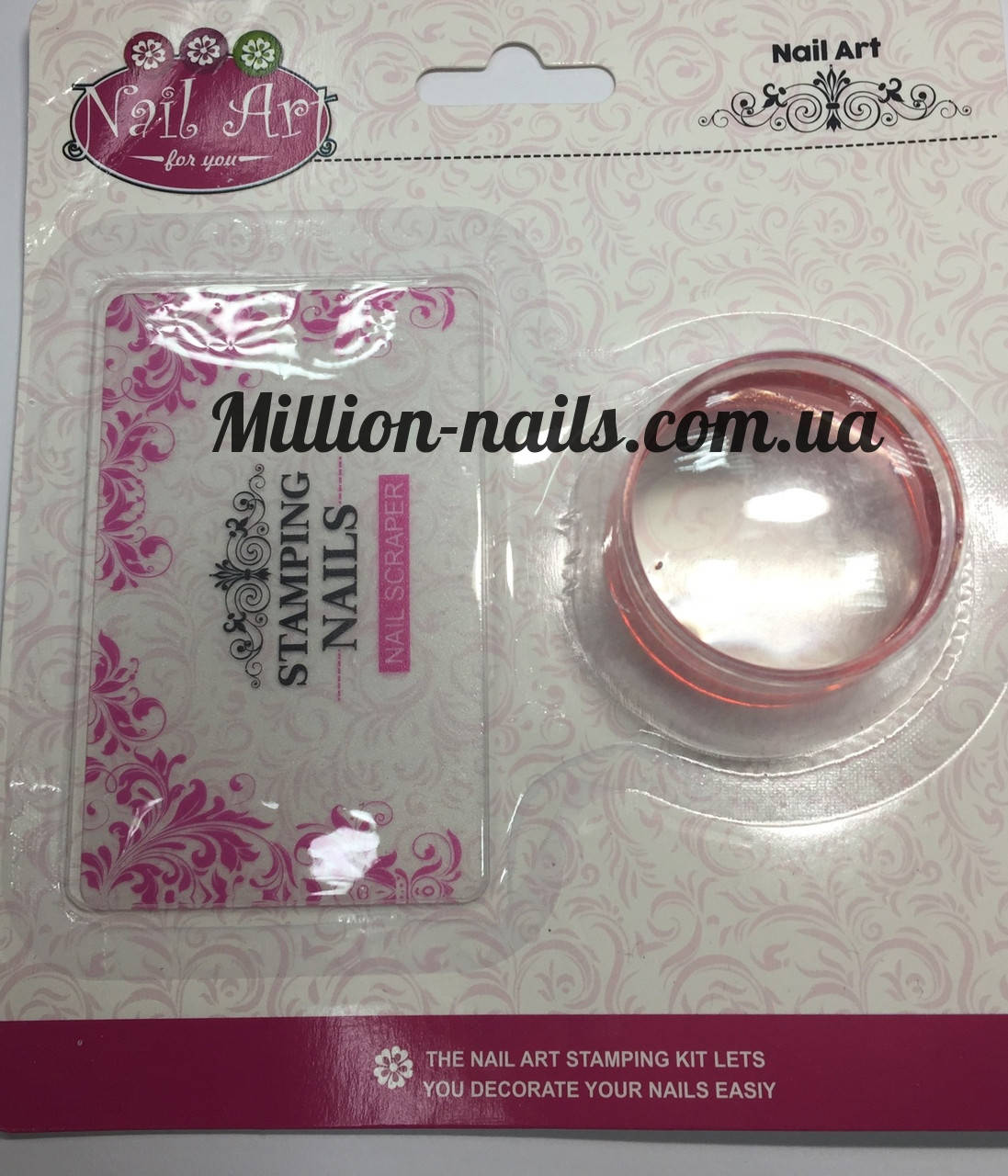 

Набор для стемпинга штамп и скрапер Stamping Naill Art