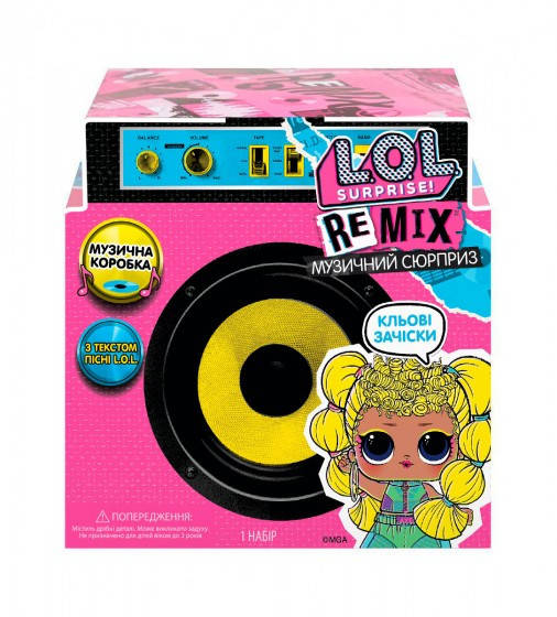 

Игровой набор L.O.L SURPRISE! W1 серии Remix Hairflip - Музыкальный сюрприз