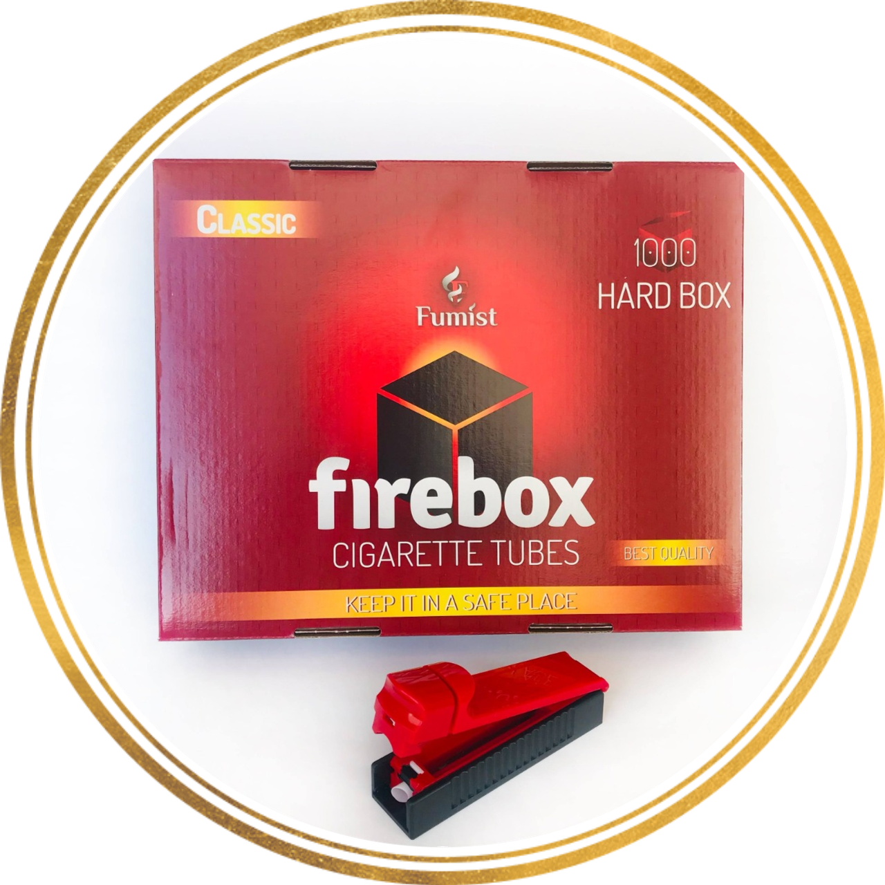 

Набор Сигаретные гильзы FIREBOX 1000 шт + машинка для набивки (гильзы для сигарет)