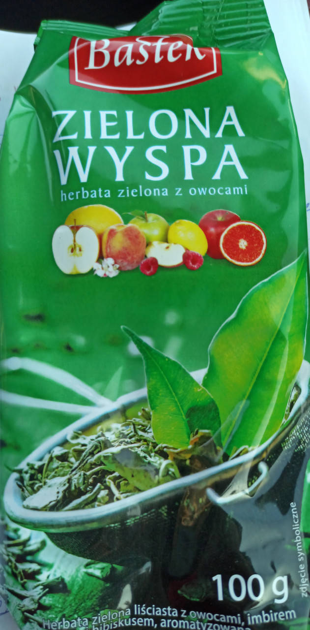 

Чай зеленный с кусочками фруктов листовой Bastek Green Island 100g