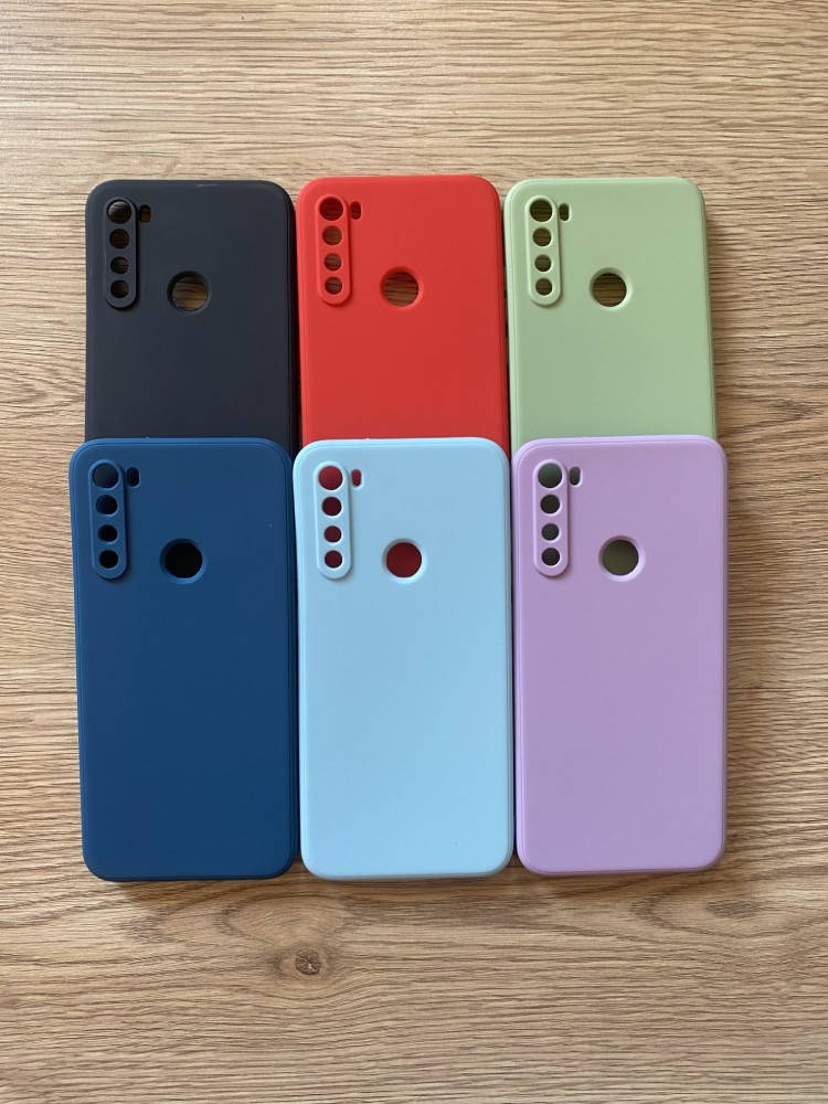 

Силиконовый чехол бампер для Xiaomi Redmi Note 8, Разные цвета