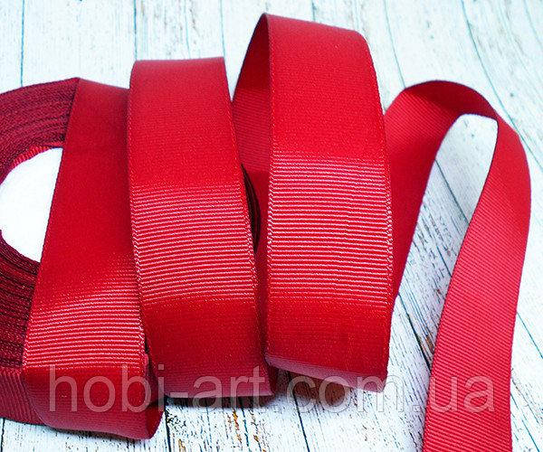 

Стрічка репсова 25мм, № D-09 червона