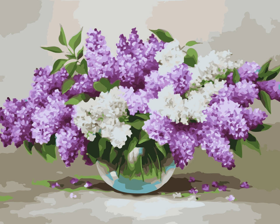 

Картина по номерам "Пахнущая сирень" тм Лавка Чудес 40 x 50 см (в коробке) (LC40083)