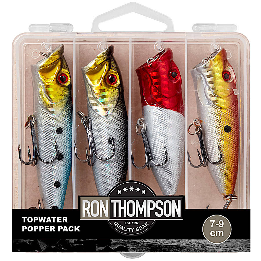 

Набор воблеров в коробке DAM Topwater Popper 70-90мм 11-13гр 4шт