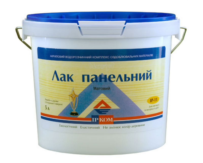 

Лак панельный ИРКОМ ИР-11 акриловый матовый 5л, Белый