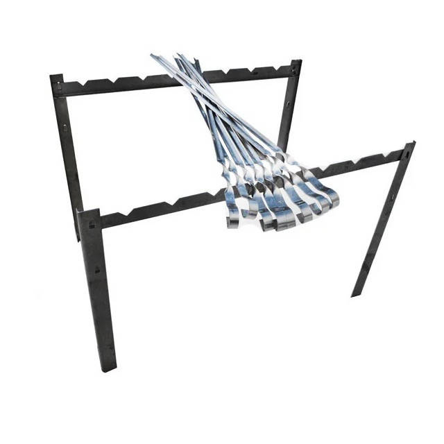 

Подставка под шампура 400х330 мм (под 6 шампуров)