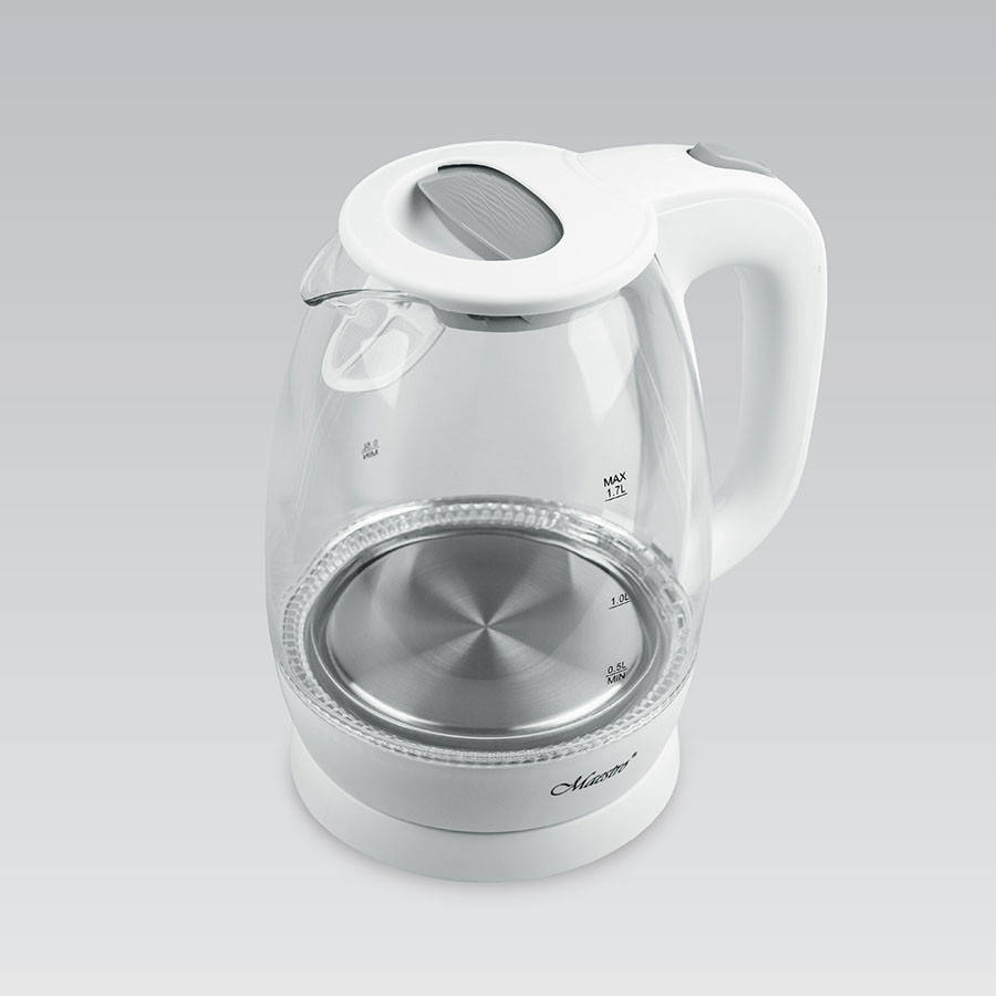 

Електрочайник Maestro MR-063-White1,7л скляний