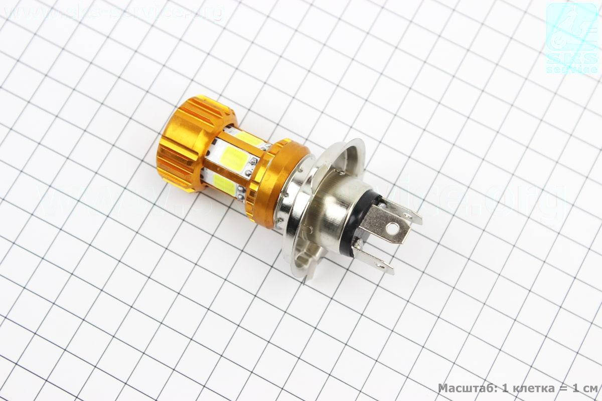 

Лампа фары диодная H4 - LED-6 (354205)