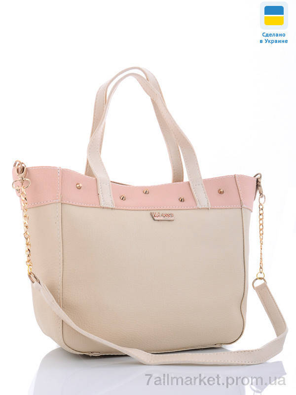 

Сумка женская 55529 24*25*10 см, "WeLassie" недорого оптом от прямого поставщика, Бежевый