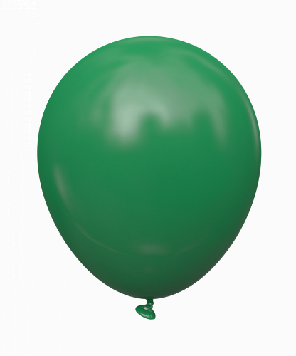

Латексный шар без рисунка Kalisan Темно-зеленый (dark green) 5" 12,5 см, Зелёный