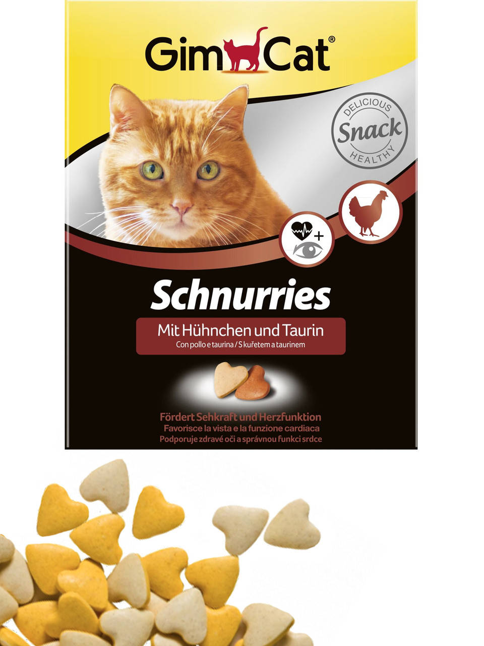 

GimCat витамины для кошек с таурином и курочкой 325 шт