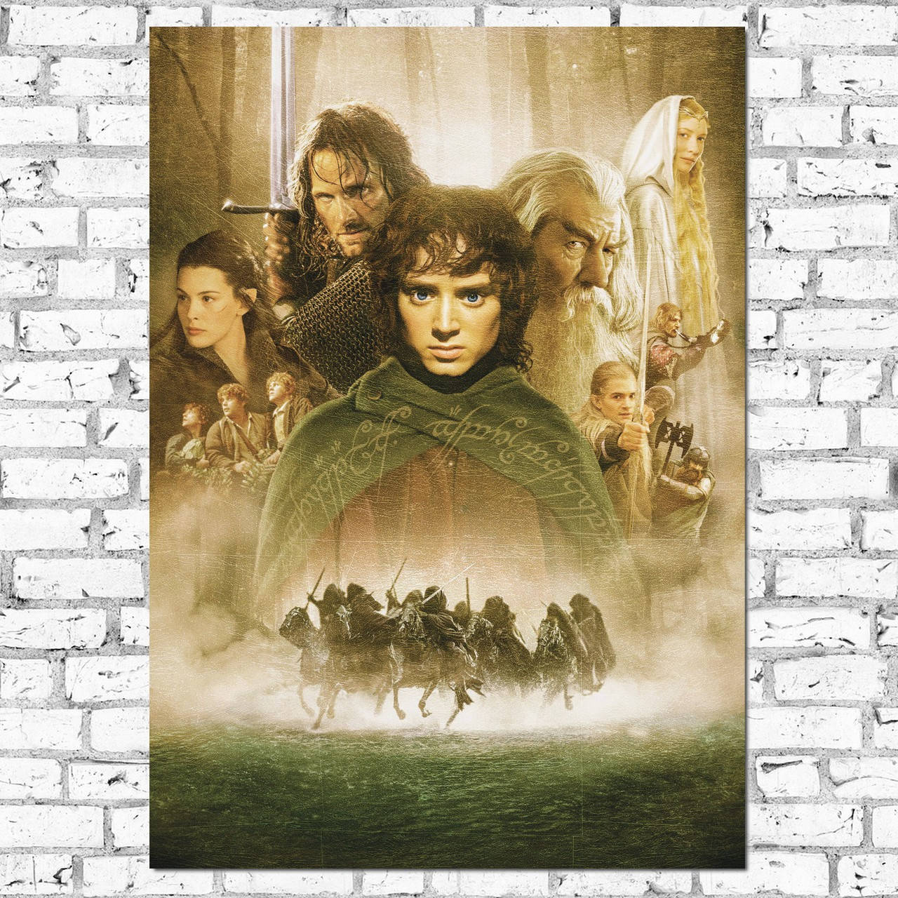 

Плакат "Властелин Колец. Главные герои и назгулы, Lord Of The Rings" (артикул 2701)