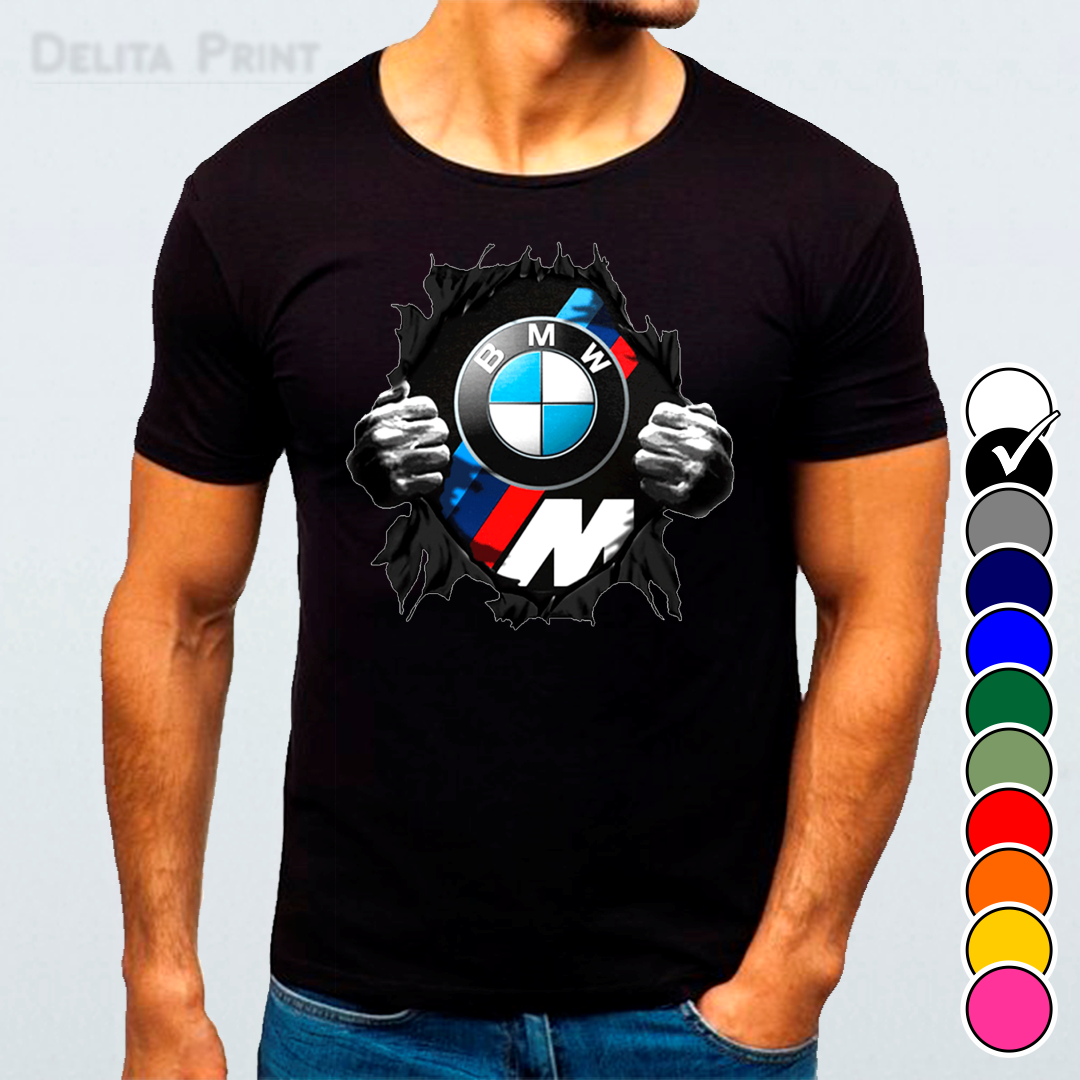 

Футболка с принтом авто "BMW / БМВ"