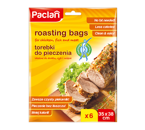 

Paclan Пакеты для выпечки 35х38 см с зажимами 6 шт, Бежевый