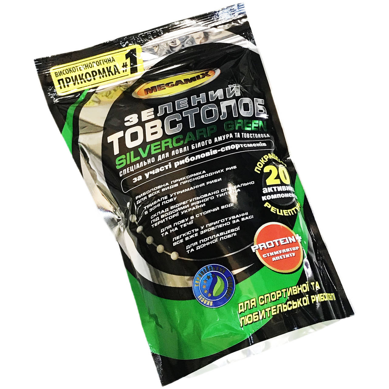 

Прикормка Megamix -Зеленый толстолоб-