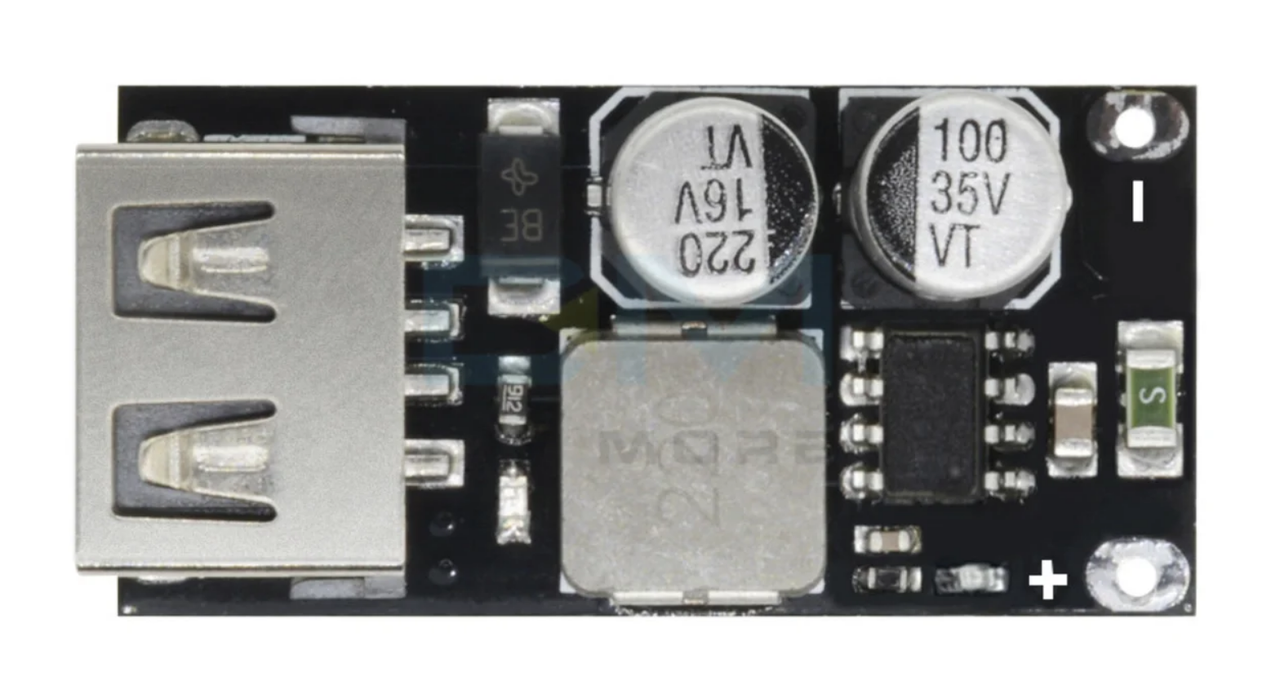 

Стабилизатор понижающий USB DC-DC 6-32В - 5В(3-12В) QC3.0 QC2.0