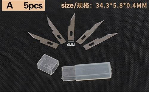 

Набор лезвий для макетного ножа 10 шт. Тип "A"